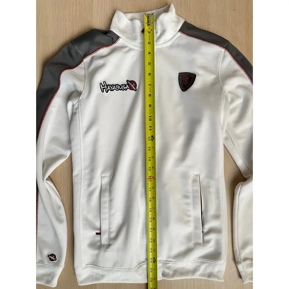 Hayabusa White Zip-Up Jacket - Size S - Mint